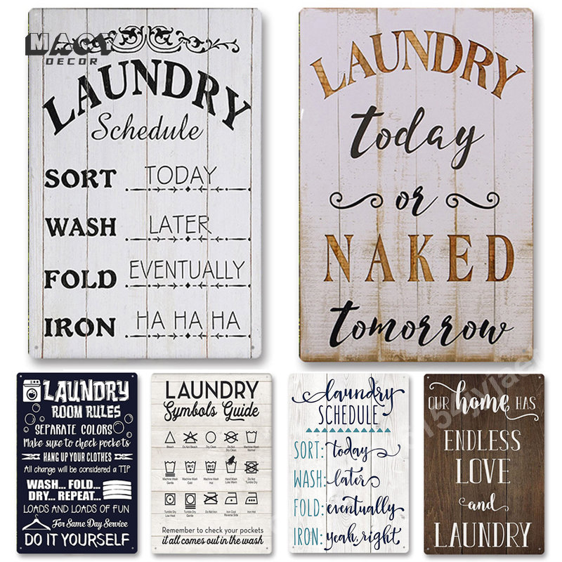 Home Bathroom Sign - Letrero Metálico con Eslogan, Decoración para