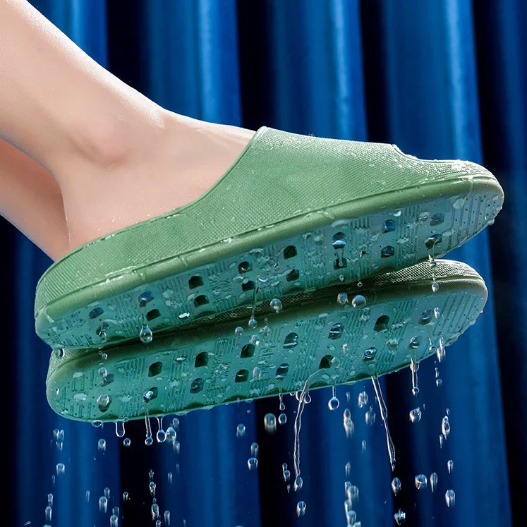 Home Bath - Zapatillas de mujer, antideslizantes, zapatillas, casas