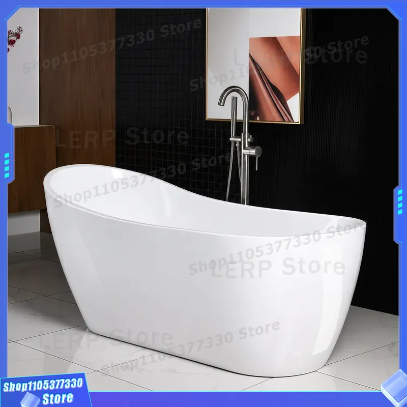 Home Bathroom Jacuzzi - Bañera de hidromasaje acrílica independiente moderna,