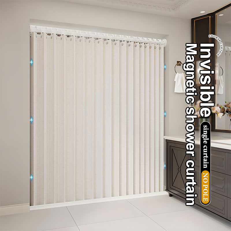 Home Bathroom Products - Cortina Plegable para Puerta, Resistente a