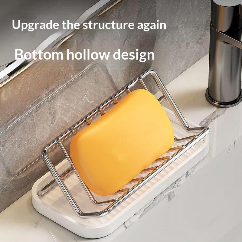 Jet Home Bathroom - Jabonera de Acero Inoxidable con Diseño