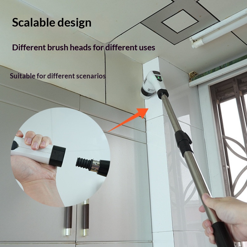 Home Bathroom Products - HOMEFISH Cepillo de Limpieza Eléctrico Inalámbrico