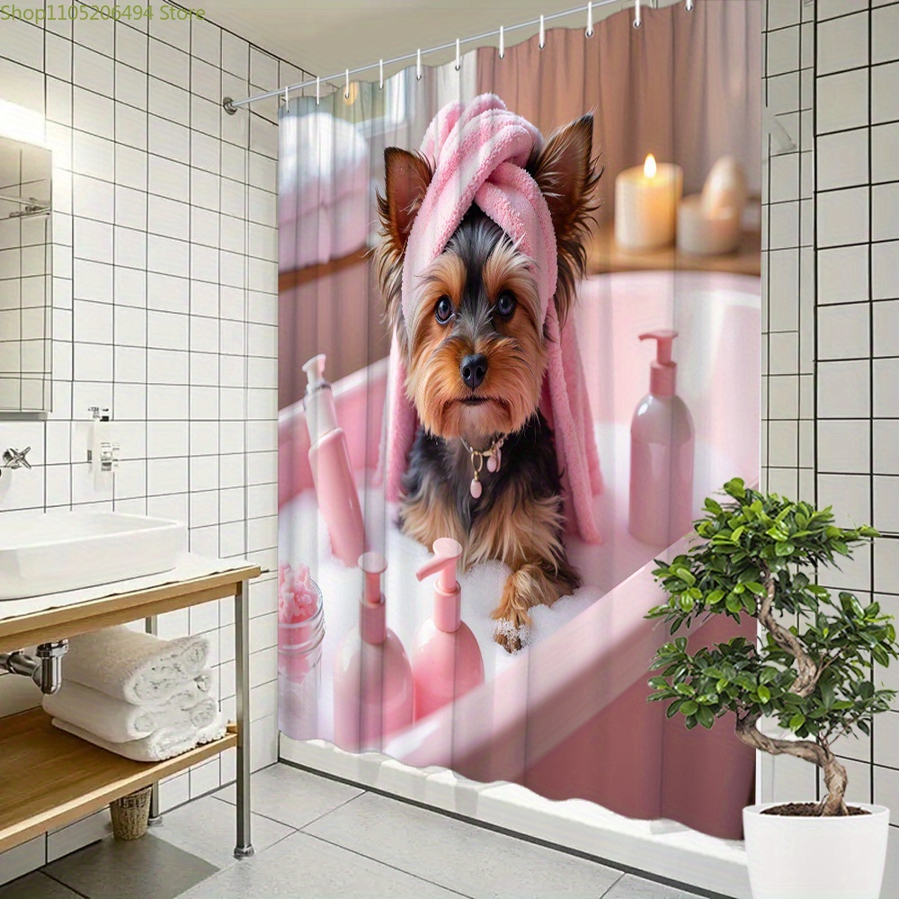 Home Bathroom Design Ideas - Cortina de Ducha con Diseño de