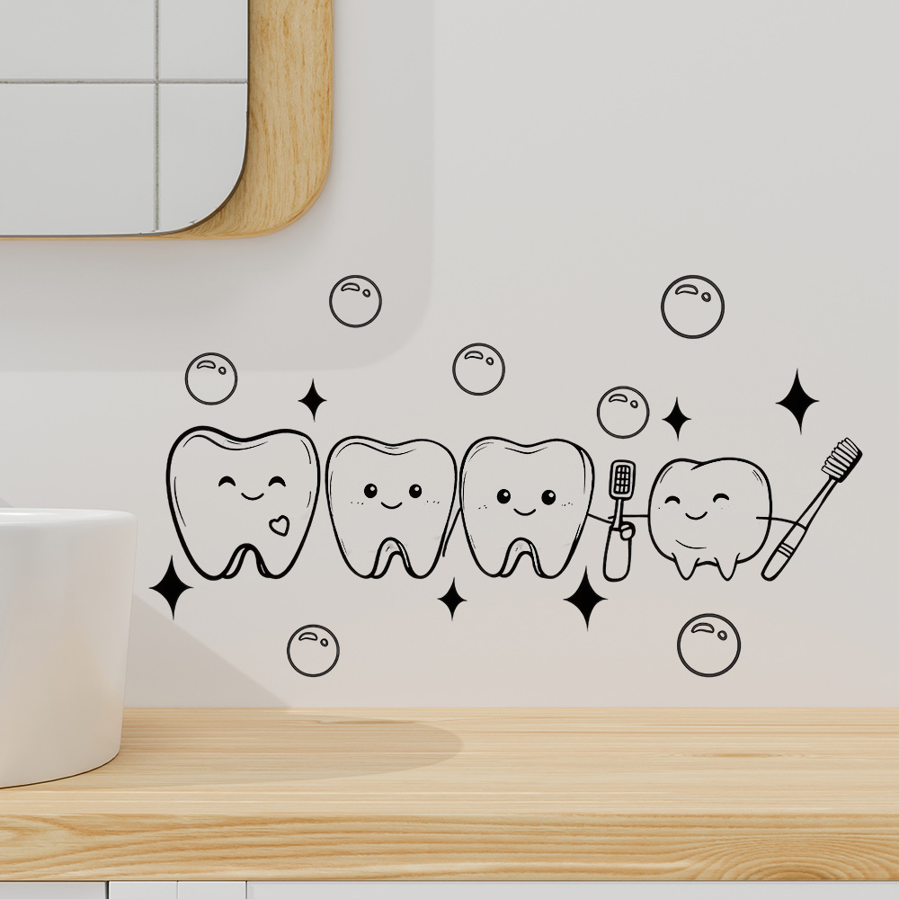 Jet Home Bathroom - Pegatina de pared con diseño de