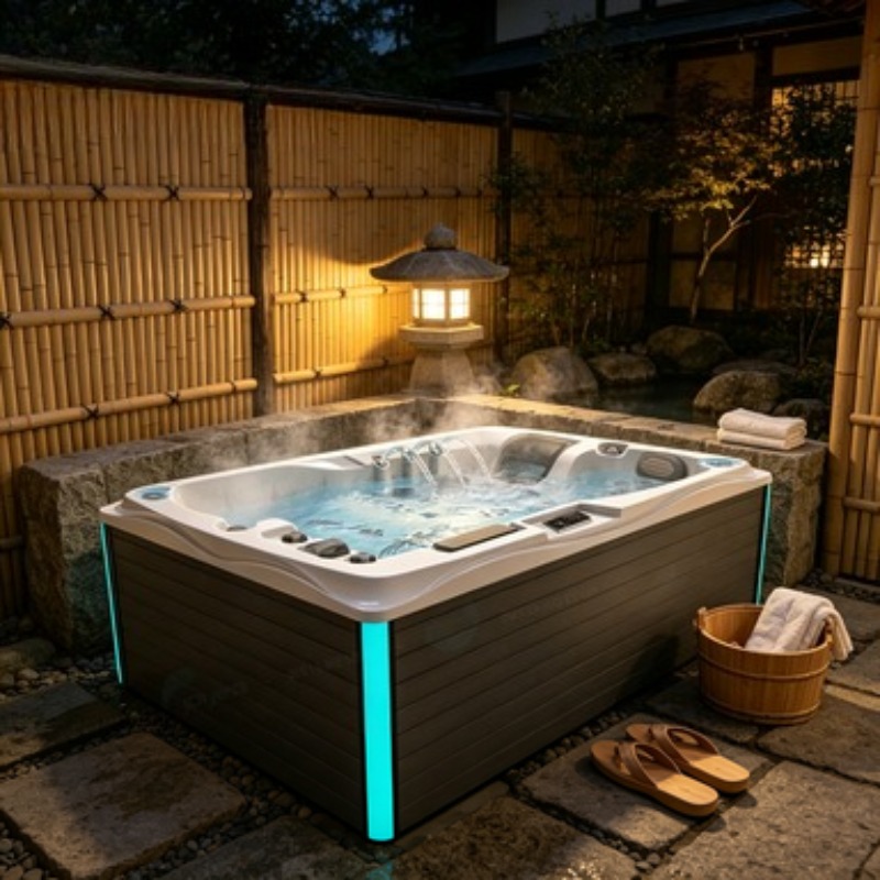 Home Bathroom Jacuzzi - Jacuzzi de Hidromasaje Acrílico Balboa para
