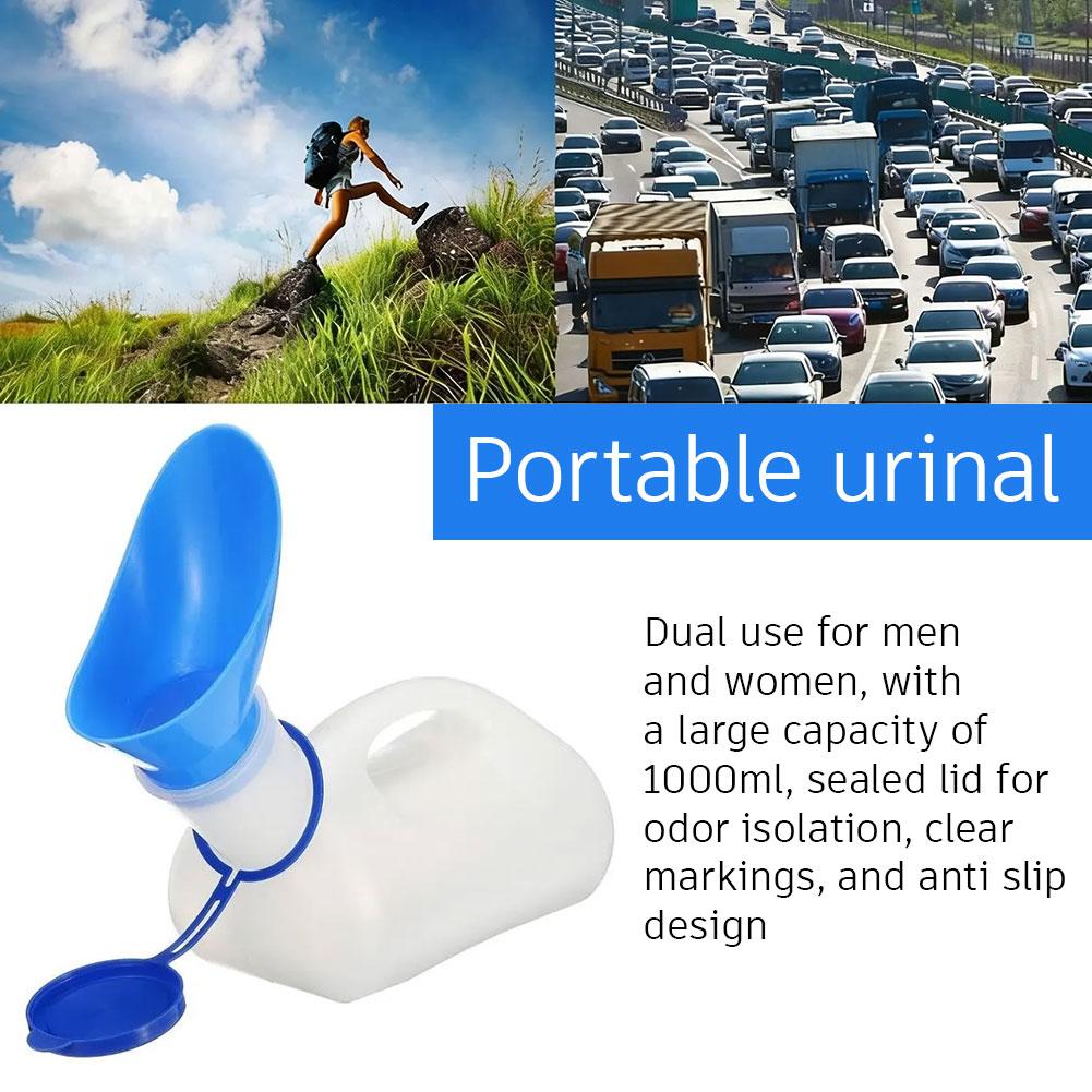 Home Bathroom With Urinal - Botella de plástico unisex portátil de