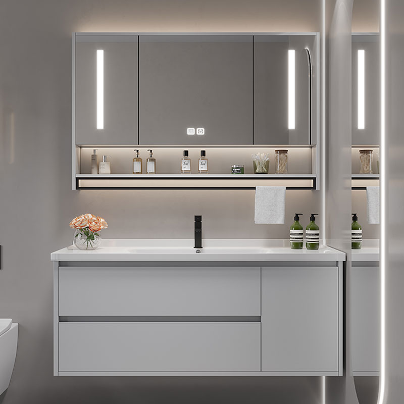 Tocador de baño con partición  - Home Bathroom Vanity reseña y precio