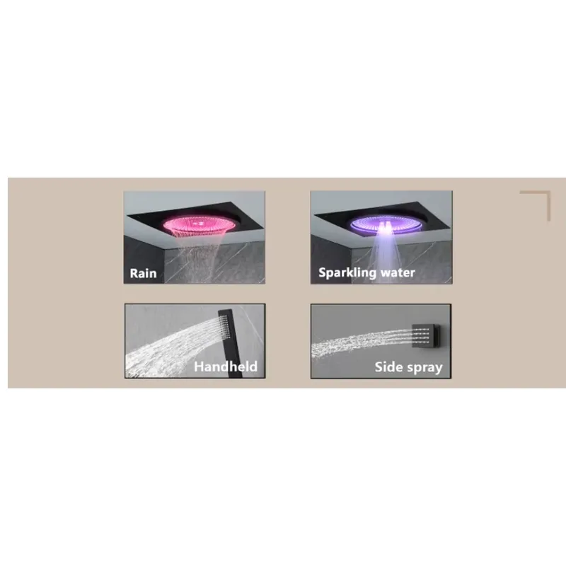 Juego de Ducha LED Inteligente - Home Bathroom Spa reseña y precio
