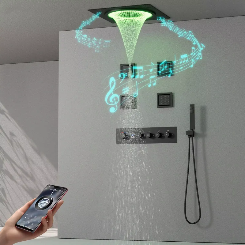 Juego de Ducha LED Inteligente - Home Bathroom Spa reseña y precio