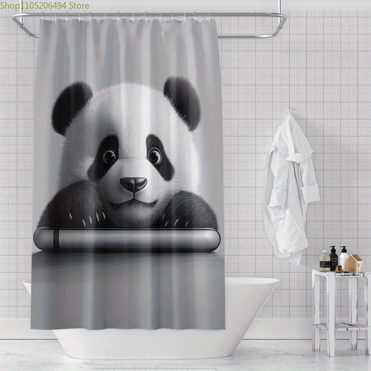 Cortina de Ducha con Diseño de - Home Bathroom Design Ideas reseña y precio