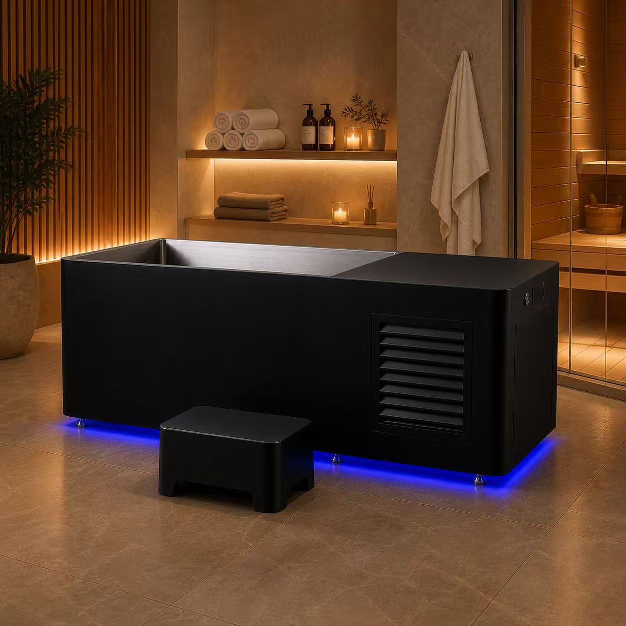 Bañera de Acero Inoxidable, Co - Home Bathroom Spa reseña y precio