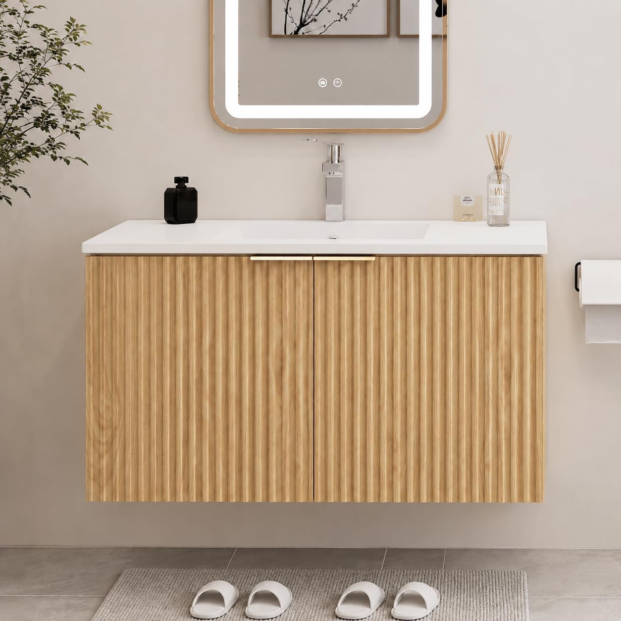 Mueble de Baño Flotante Modern - Home Bath reseña y precio