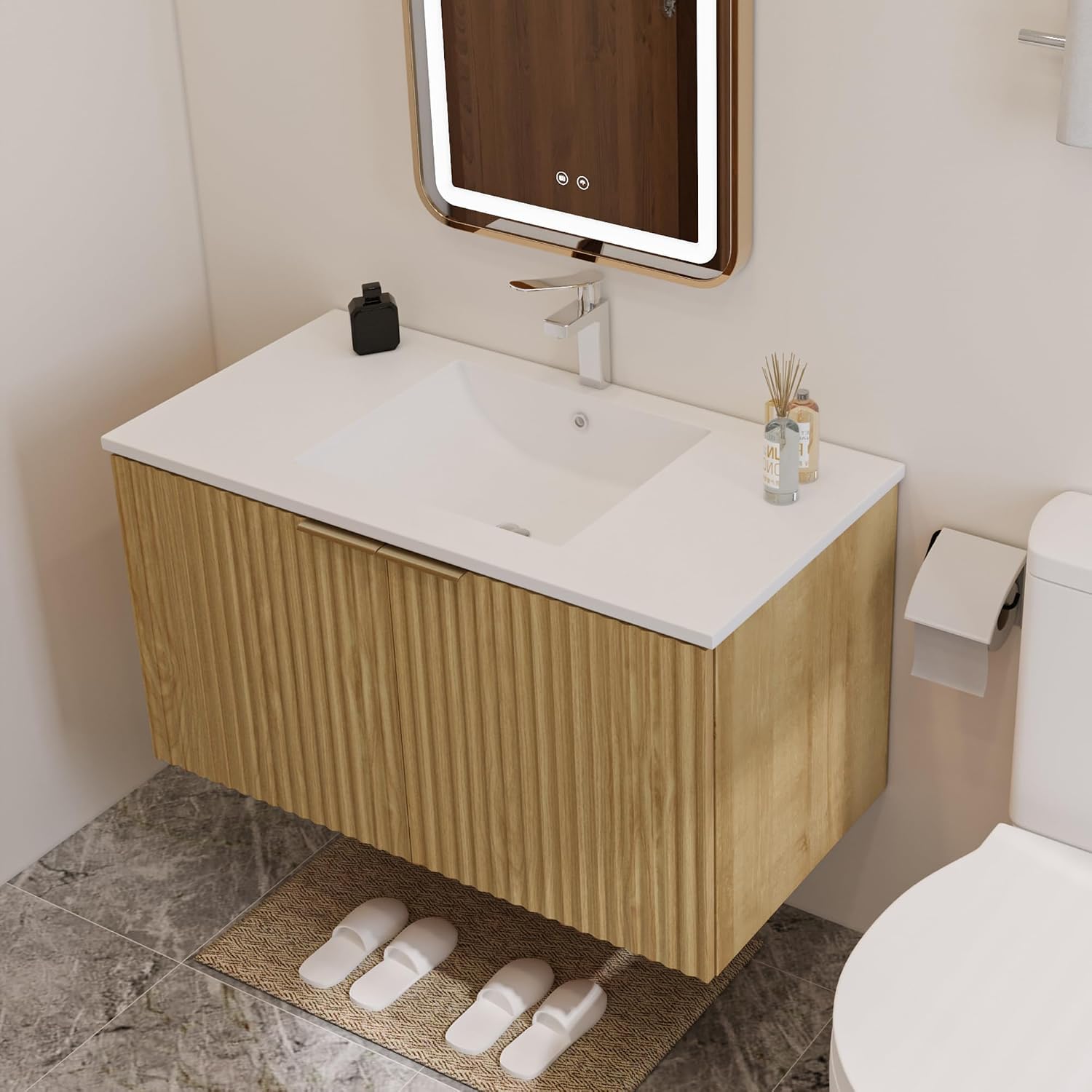 Mueble de Baño Flotante Modern - Home Bath reseña y precio