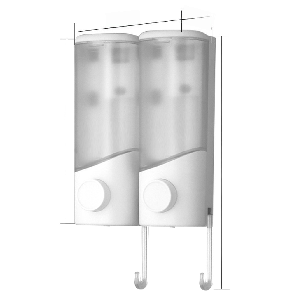 Dispensador de jabón montado e - Home Bathroom Wall Soap Dispenser reseña y precio