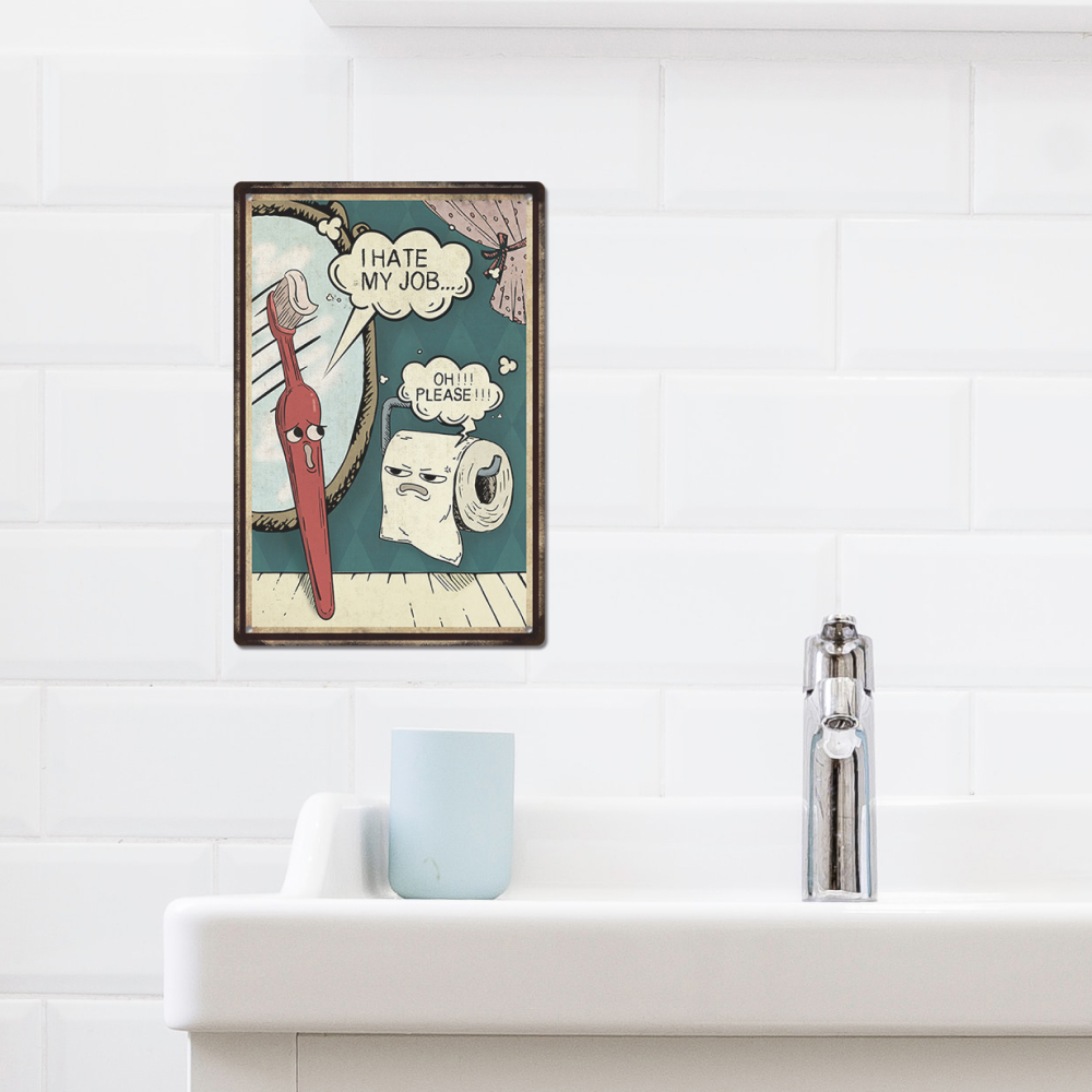 Letrero Decorativo Vintage de  - Home Bathroom Dimensions reseña y precio