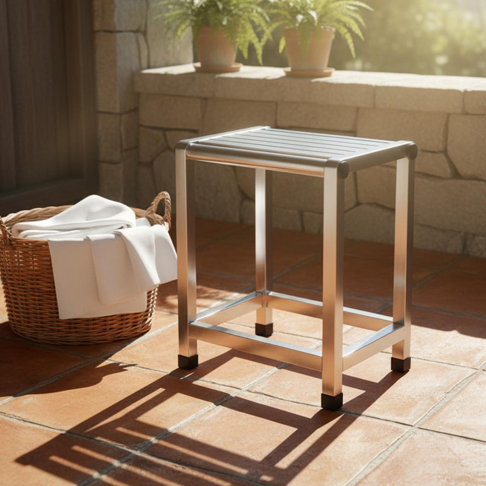 Taburete portátil para baño, s - Home Bathroom Spa reseña y precio