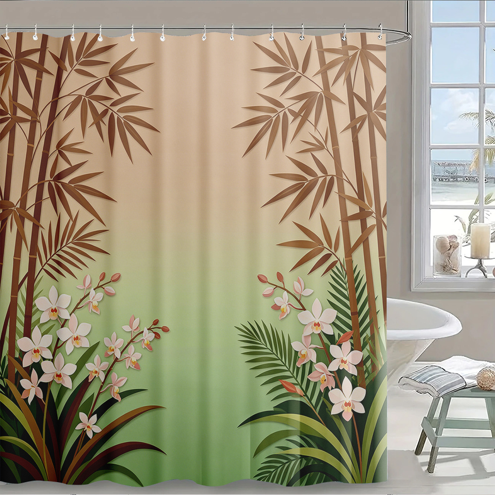 Cortina de Ducha Impermeable c - Home Bathroom Design Ideas reseña y precio