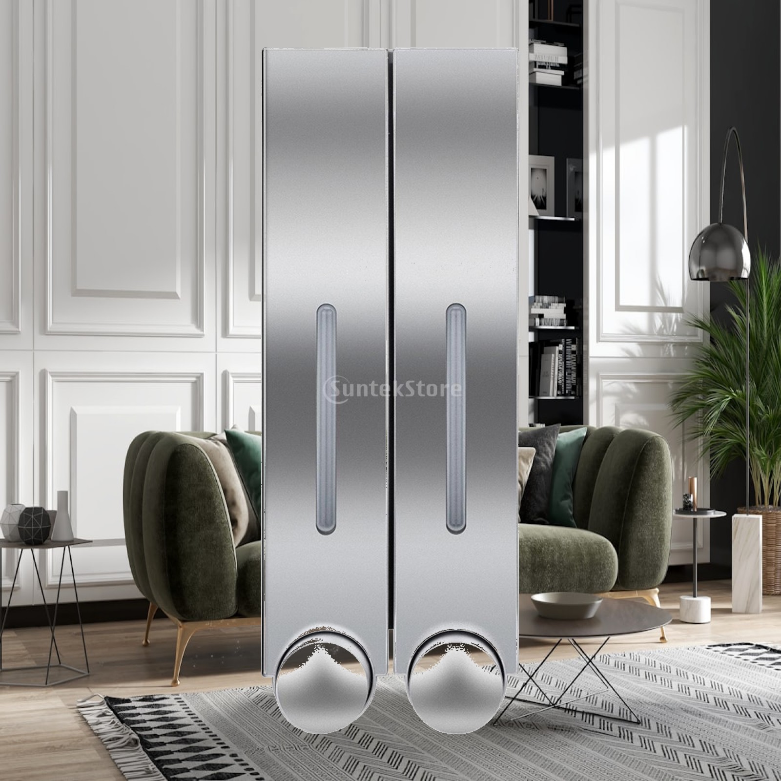 Dispensador de Champú y Acondi - Home Bathroom Wall Soap Dispenser reseña y precio