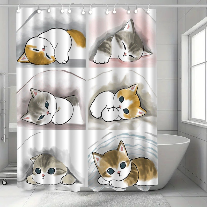 Cortina de Ducha con Diseño de - Home Bathroom Design Ideas reseña y precio