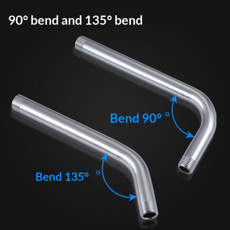 1 pieza de brazo de ducha de p - Jet Home Bathroom reseña y precio