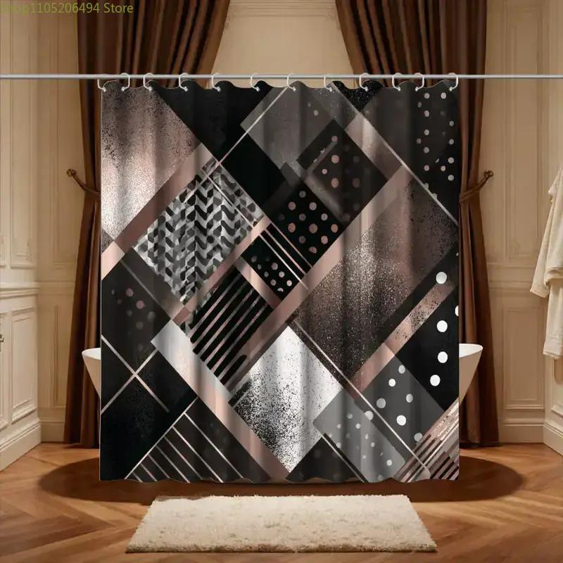 Cortina de Ducha Moderna con D - Home Bathroom Design Ideas reseña y precio