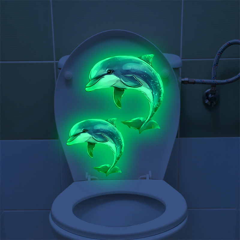 Pegatina para inodoro de delfi - Jet Home Bathroom reseña y precio
