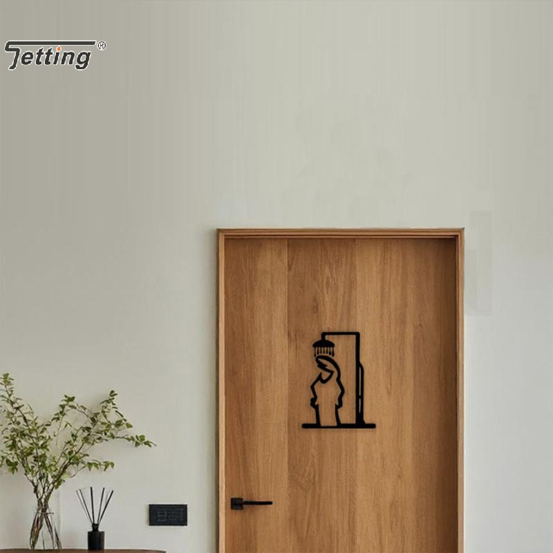 Figura de ducha negra, decorac - Jet Home Bathroom reseña y precio