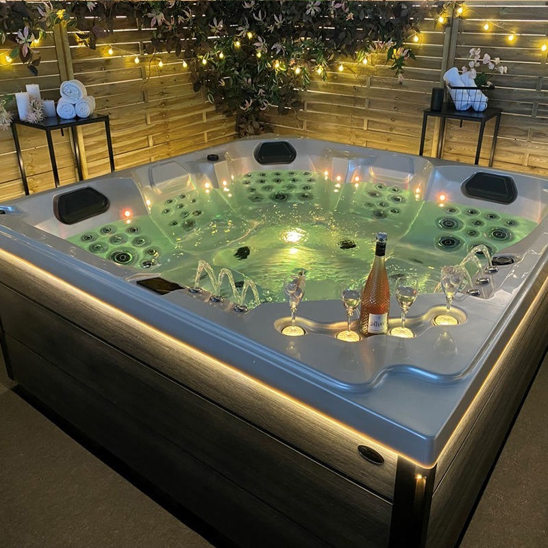 Jacuzzi para Jardín de Villa,  - Home Bathroom Jacuzzi reseña y precio