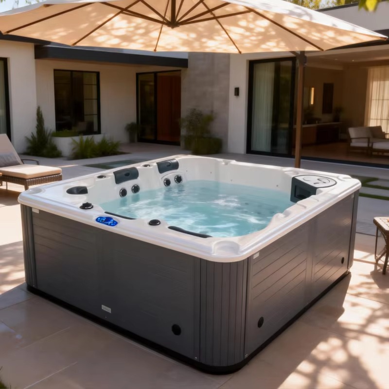 Jacuzzi para Jardín de Villa,  - Home Bathroom Jacuzzi reseña y precio