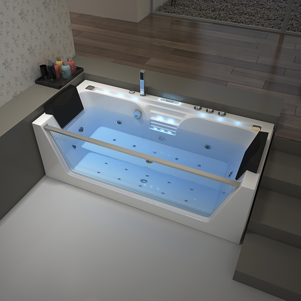 Material de bañera de hidromas - Home Bathroom Jacuzzi reseña y precio