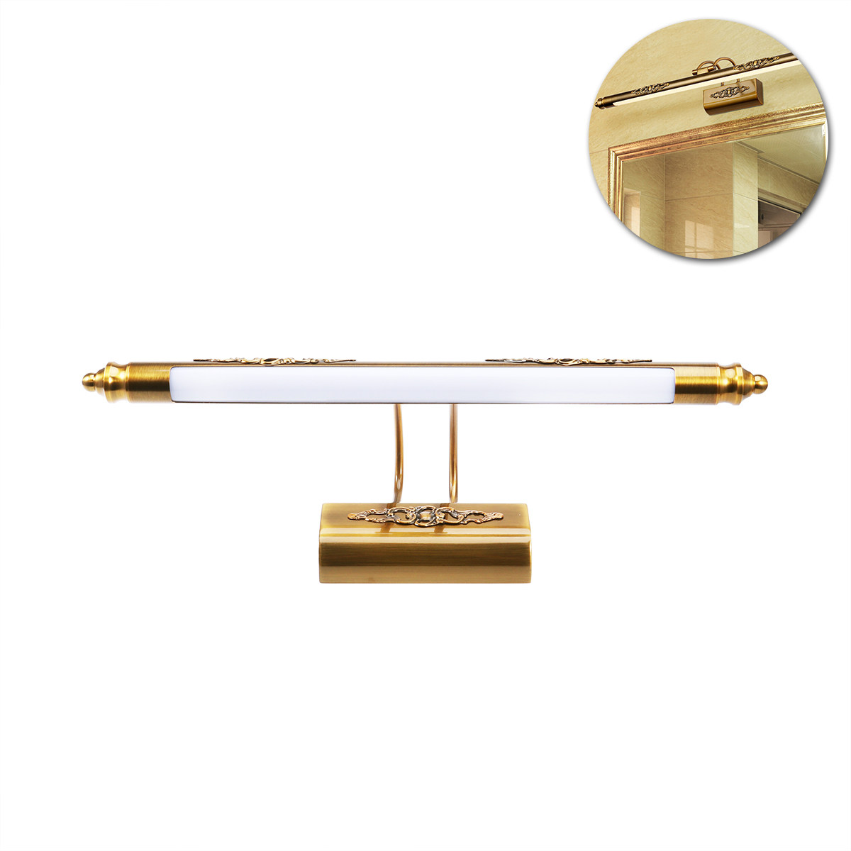 Lámpara de espejo de 50 cm, lá - Home Bathroom Vanity reseña y precio