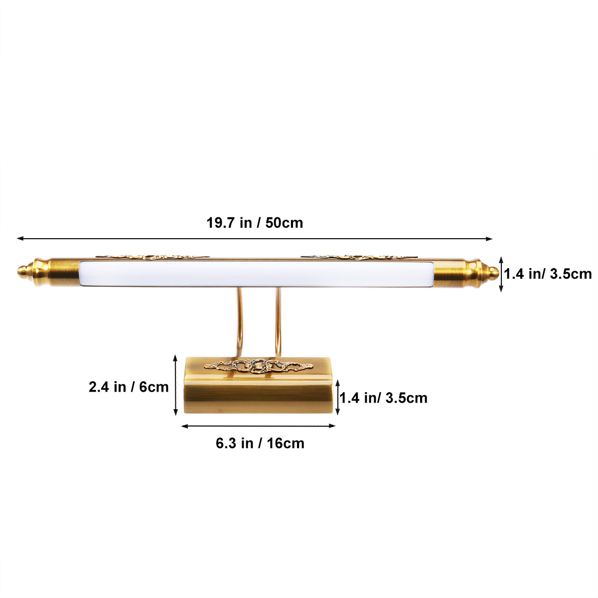 Lámpara de espejo de 50 cm, lá - Home Bathroom Vanity reseña y precio