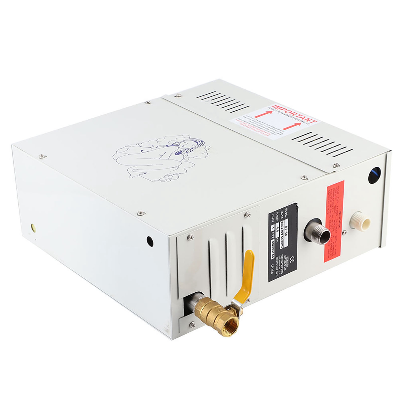 Generador de Vapor de 4.5KW 22 - Home Bathroom Spa reseña y precio