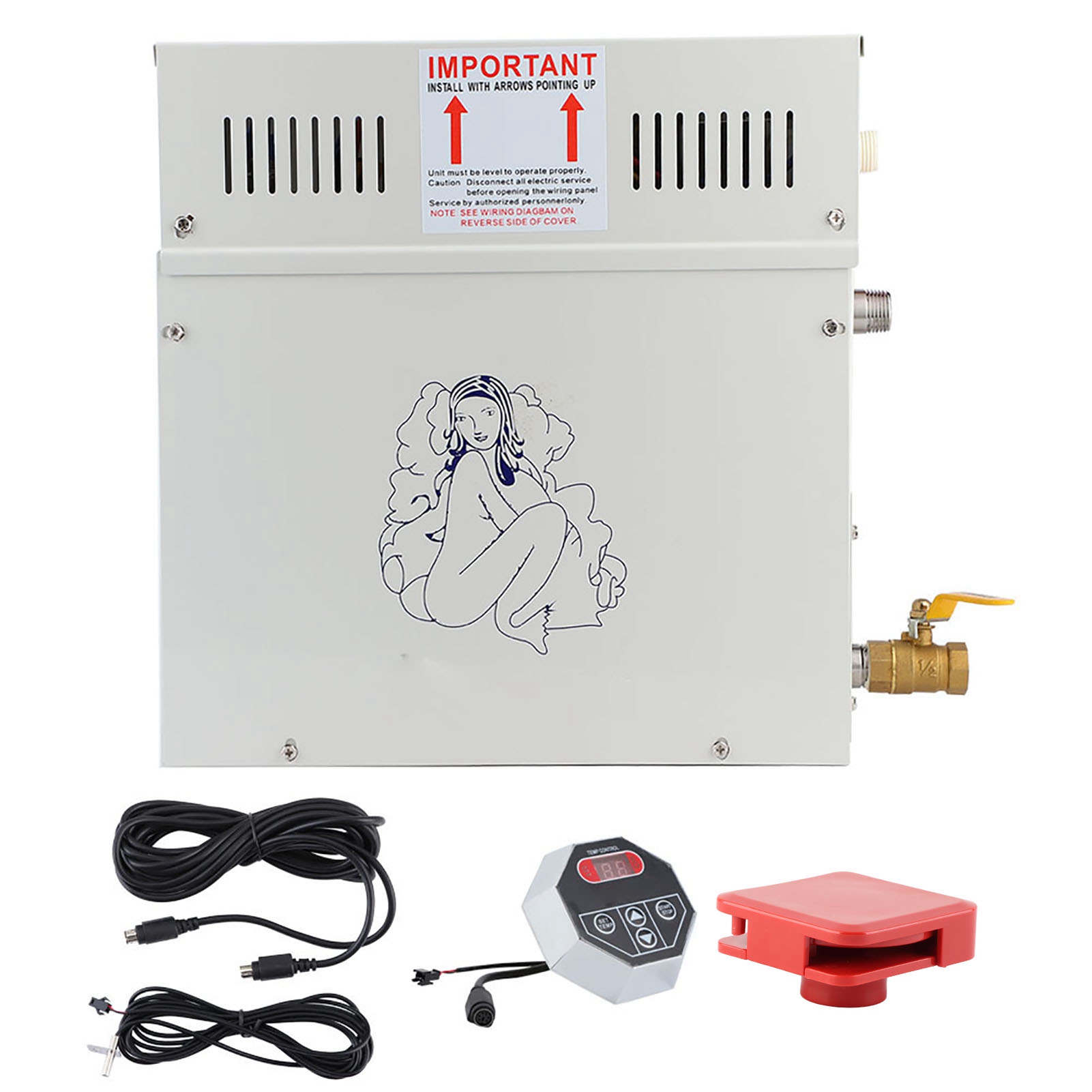 Generador de Vapor de 4.5KW 22 - Home Bathroom Spa reseña y precio