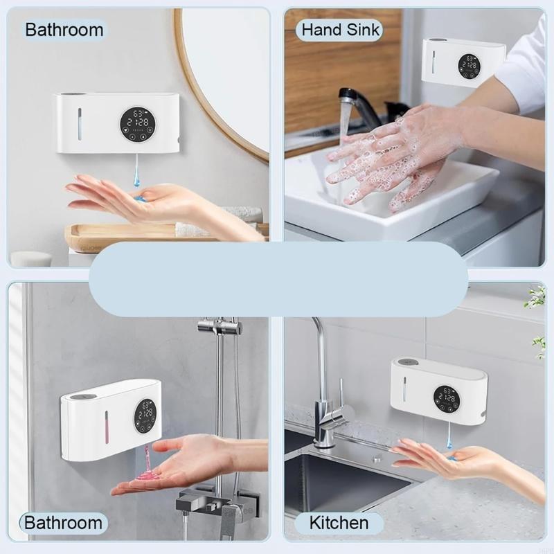 Dispensador automático jabón c - Home Bathroom Wall Soap Dispenser reseña y precio