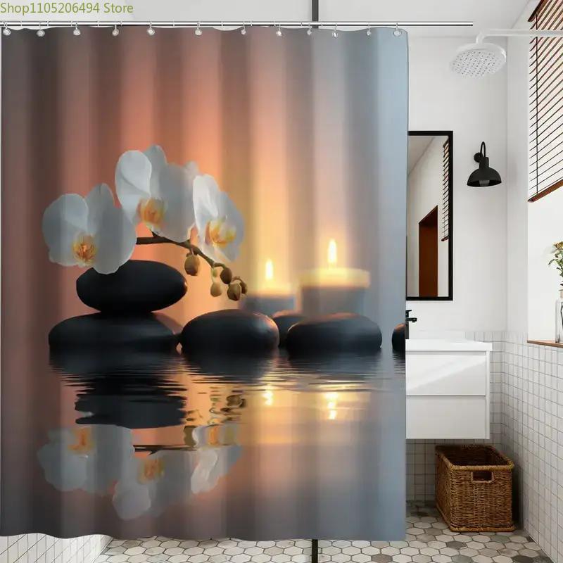 Cortina de Ducha Zen con Diseñ - Home Bathroom Design Ideas reseña y precio