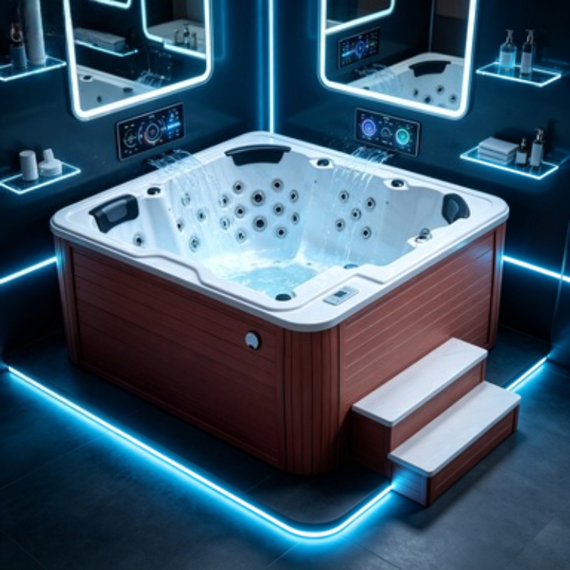 Jacuzzi de Hidromasaje Acrílic - Home Bathroom Jacuzzi reseña y precio