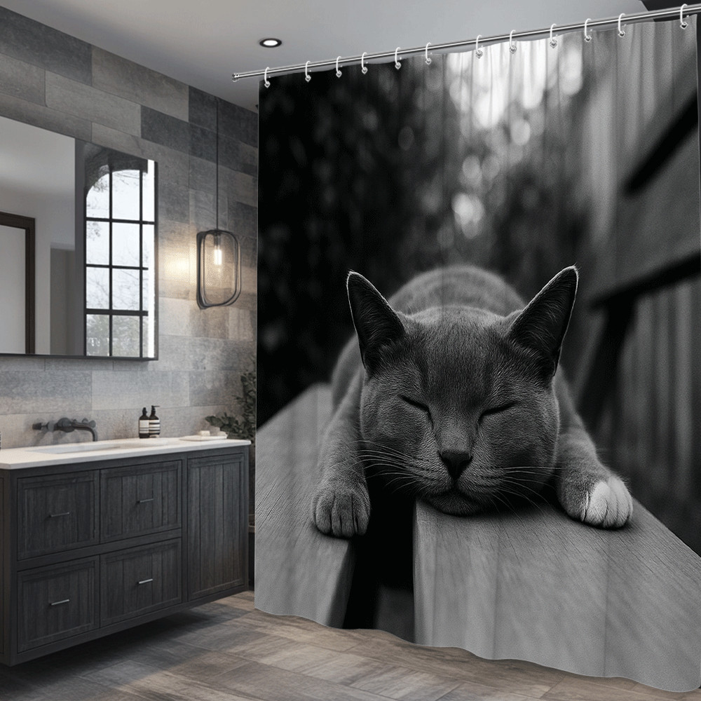 Cortina de Ducha con Estampado - Home Bathroom Design Ideas reseña y precio