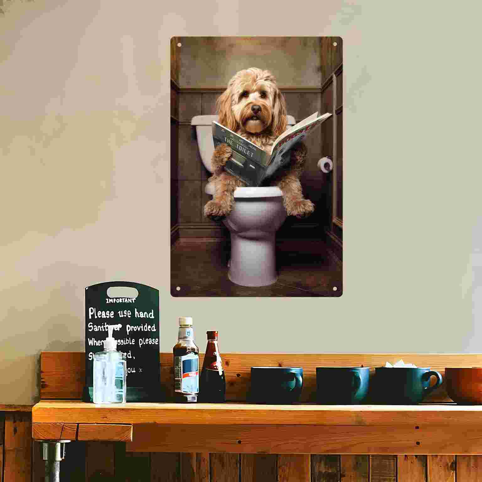 Letrero Metálico Decorativo 2D - Home Bathroom Sign reseña y precio