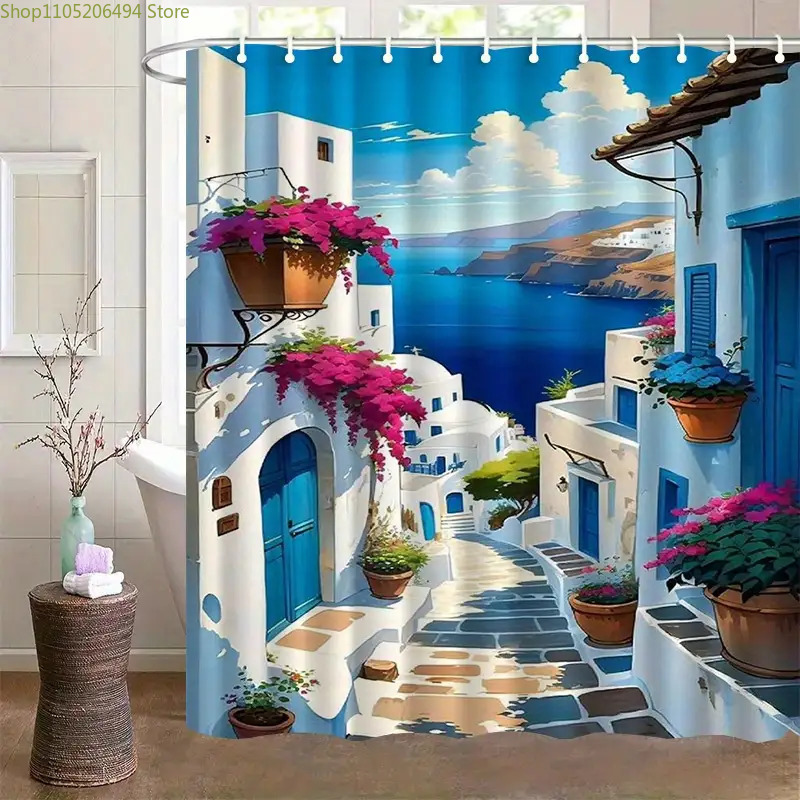 Cortina de Ducha con Diseño de - Home Bathroom Design Ideas reseña y precio